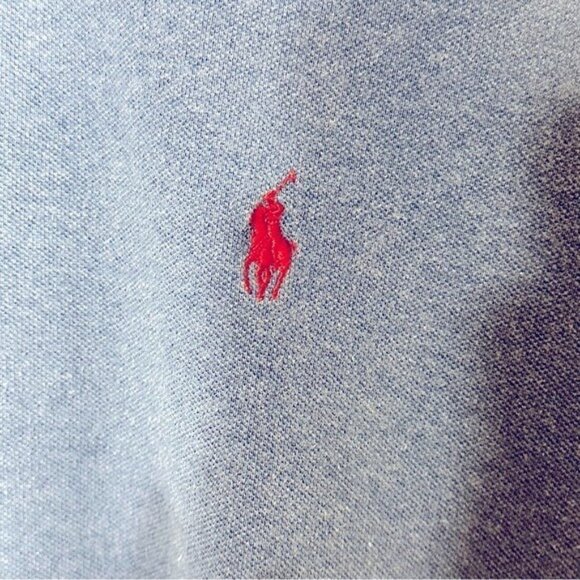 Men’s Polo by Ralph Lauren Blue Denim Color Polo Shirt 3XLT - Picture 5 of 5